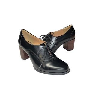 Clarks Tarah Victoria bootie Leather Pump Black Women's Size 10